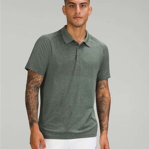 Men's Lululemon Metal Vent Tech Green Polo